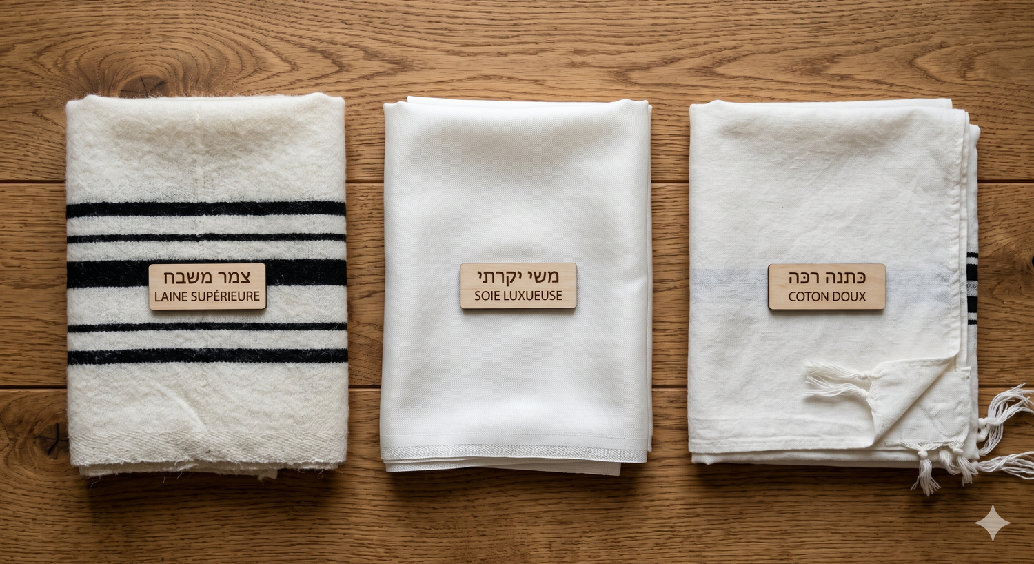Comparaison entre talit en laine, soie et coton pour bien choisir son tissu